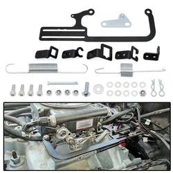 Car Throttle Cable Mount Kit for EZ-EFI 304147 Carburetor Throttle Cable Mount Bracket for 700R4 Automatic Transmissions