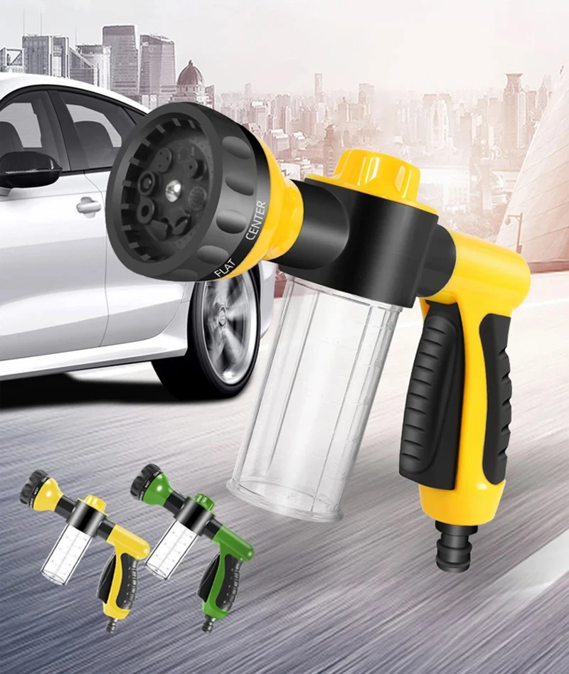 Multi-funktion hochdruck auto waschen wasser pistole schaum sprüher sprühflasche haushalt Wasser Pistole Tragbare Auto Waschmaschine Sprayer – Detail 1