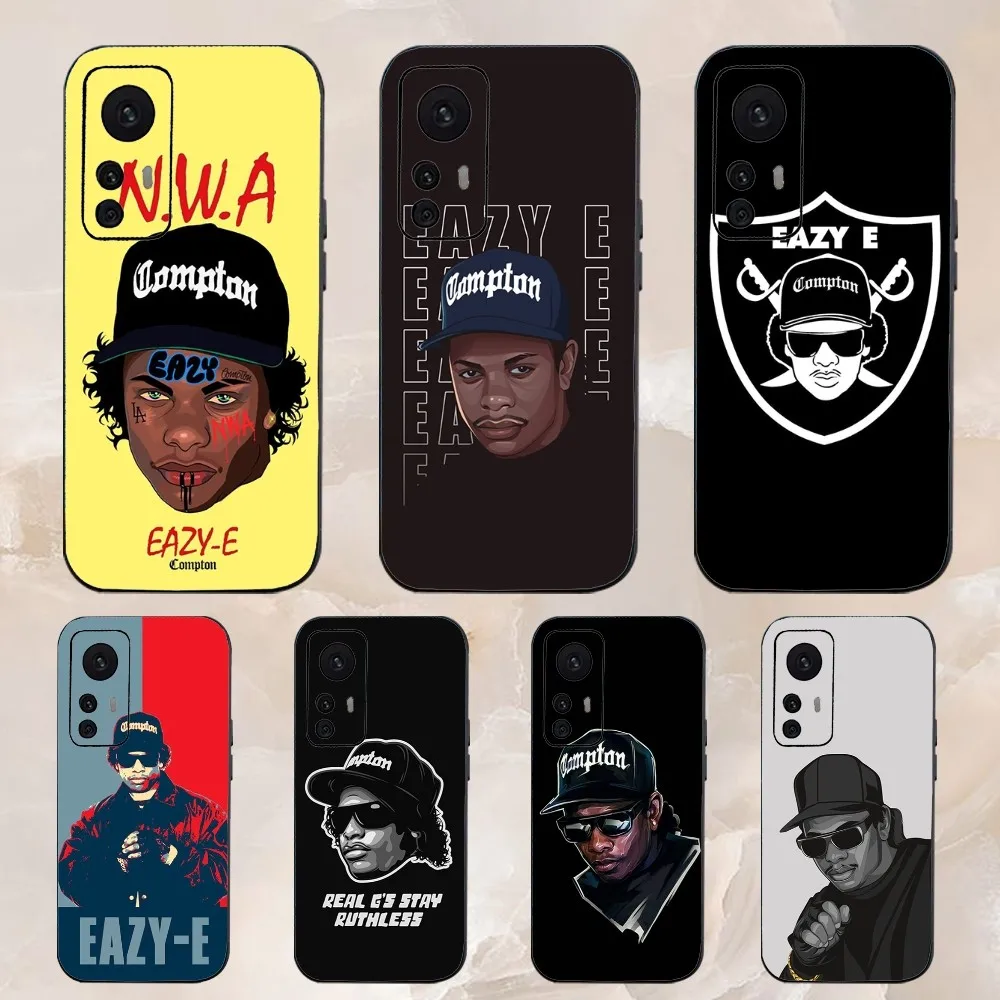 E-Eazy E Rapper  Phone Case For Xiaomi 11 Redmi Note 11 5G 8T 9A 9 10T Note8Pro Note9 12SUltra Black Case