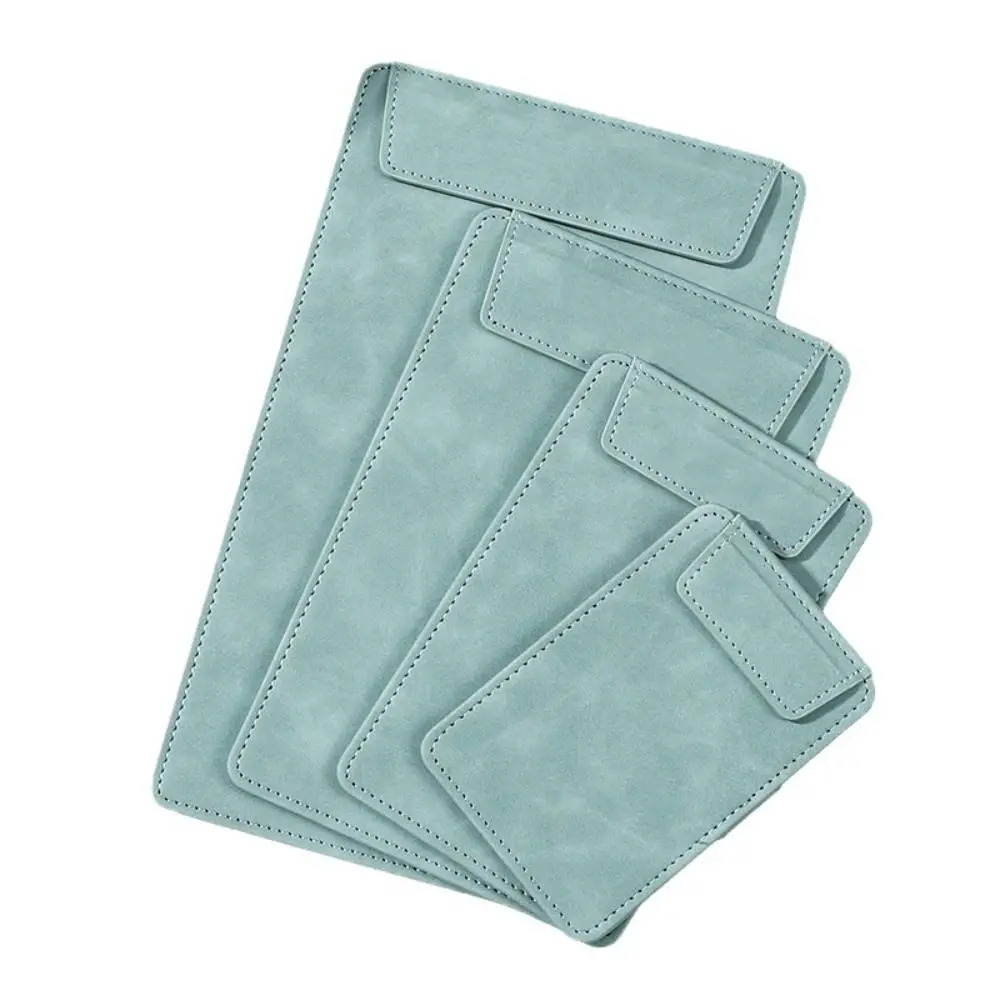 

1pc Suede Menu Wine Holder PU Leather A4/A5/A6/A7/B5 File Folder with Pen Insert Magnetic Clipboard School Office