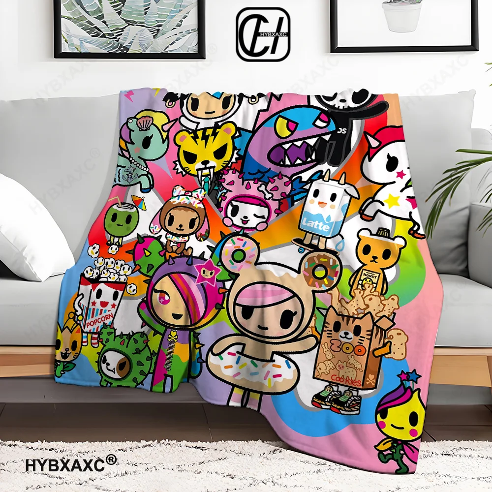 Japanese Style Tokidoki Blanket Anime Fantastic Print Flannel Blankets for Beds Sofas Warm Bed Soft Blanket