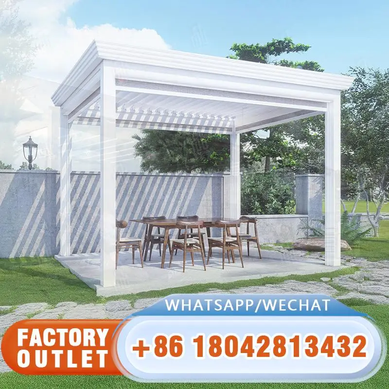 

Самый продаваемый 3x3 3x4 4x4 4x6 6x3 6x4m OEM уличный алюминий для сада, патио, задней двора, беседки