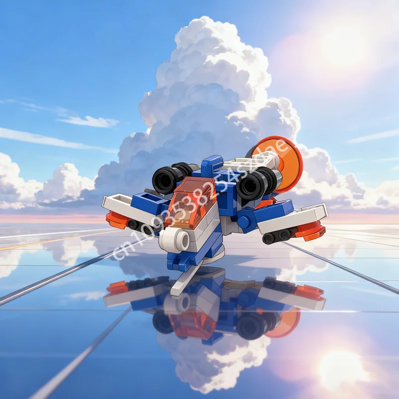 32 قطعة MOC الصقيع Wyrm الفضاء الجليد الكواكب نموذج اللبنات البناء هدية الكريسماس فكرة إبداعية اللعب الطوب الاطفال عيد ميلاد #1