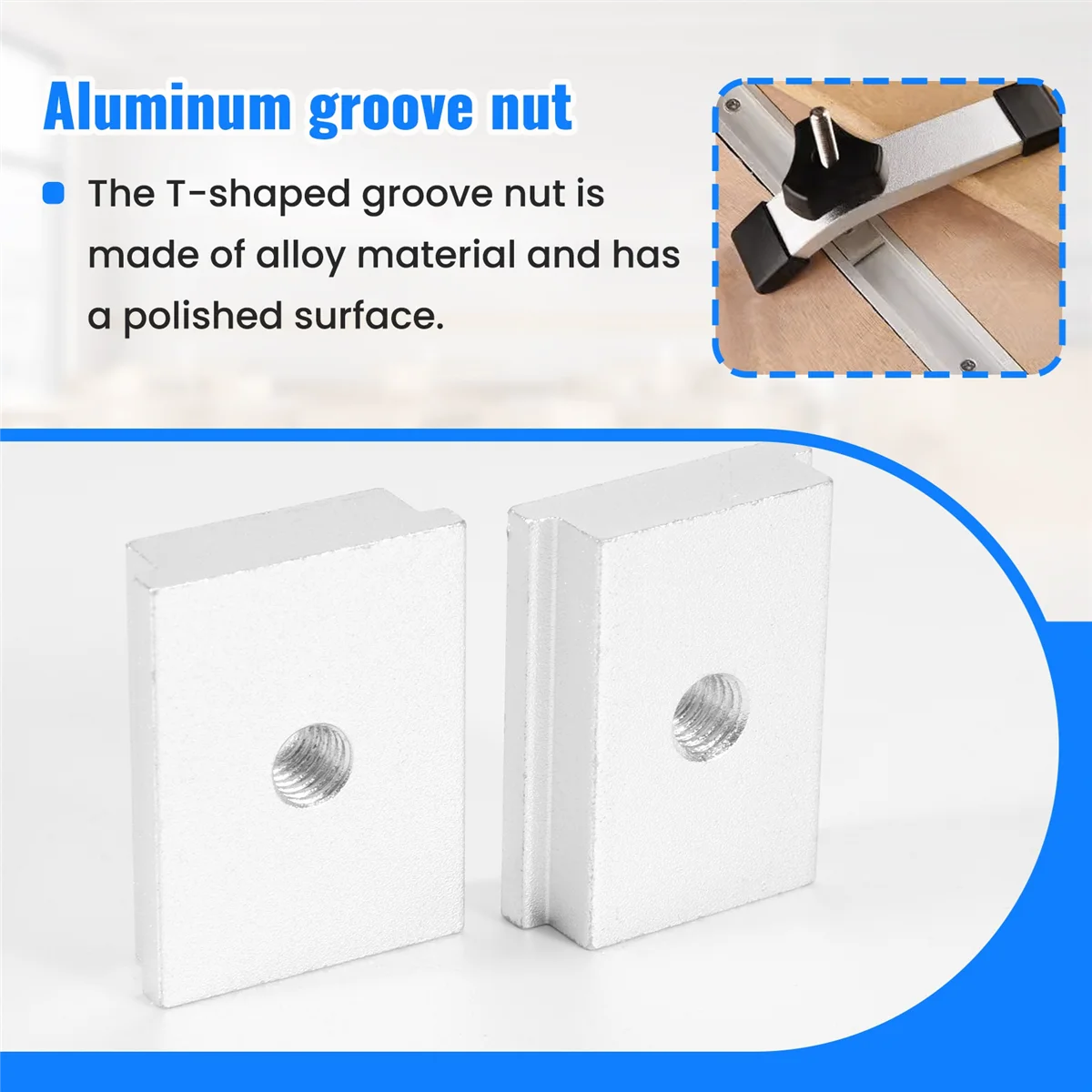 Abjs 6 Pcs T-Slot N…