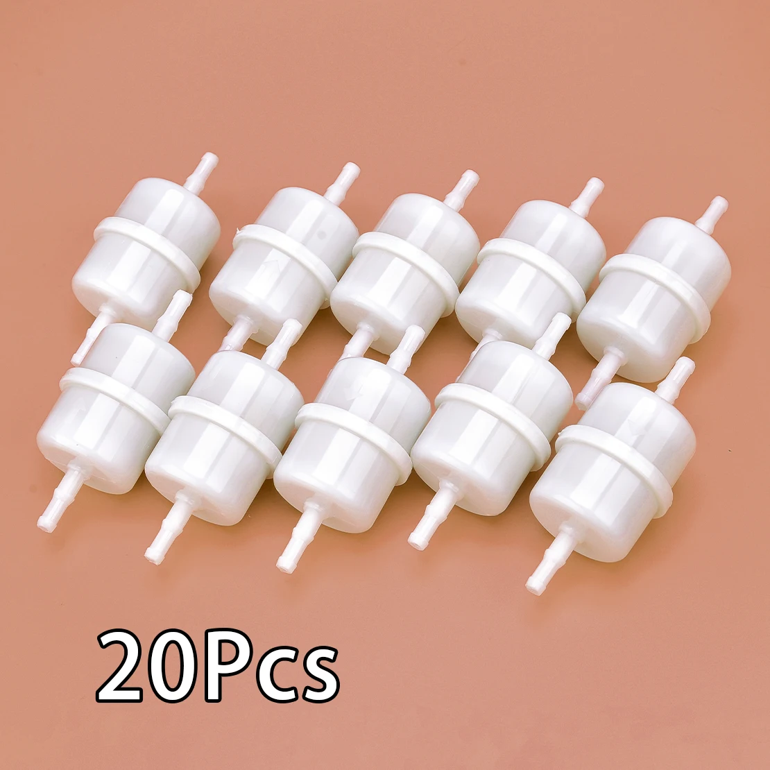 20Pcs Engine Fuel Filter 24 050 10 24 050 13-S 24 050 05-S 24 050 02-S 24 050 09-S Fit For Kohler CH18-CH25 KT715-KT745 White