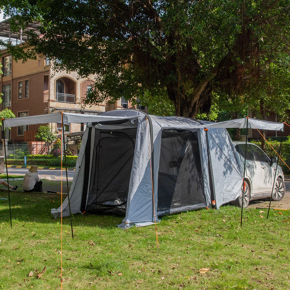 Portable Automatic Inflatable Tunnel Yurt Style Canopy Tent Outdoor Spring Camping Quick Setup Family Camping Sheltepromote sale