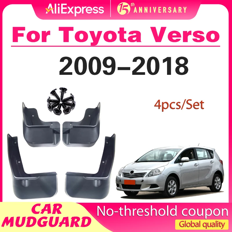 

For Toyota Verso 2009 2010 2011 2012 2013 2014 2015 2016 2017 2018 Fender Mudguard Mud Flaps Guard Splash Flap Mudguards
