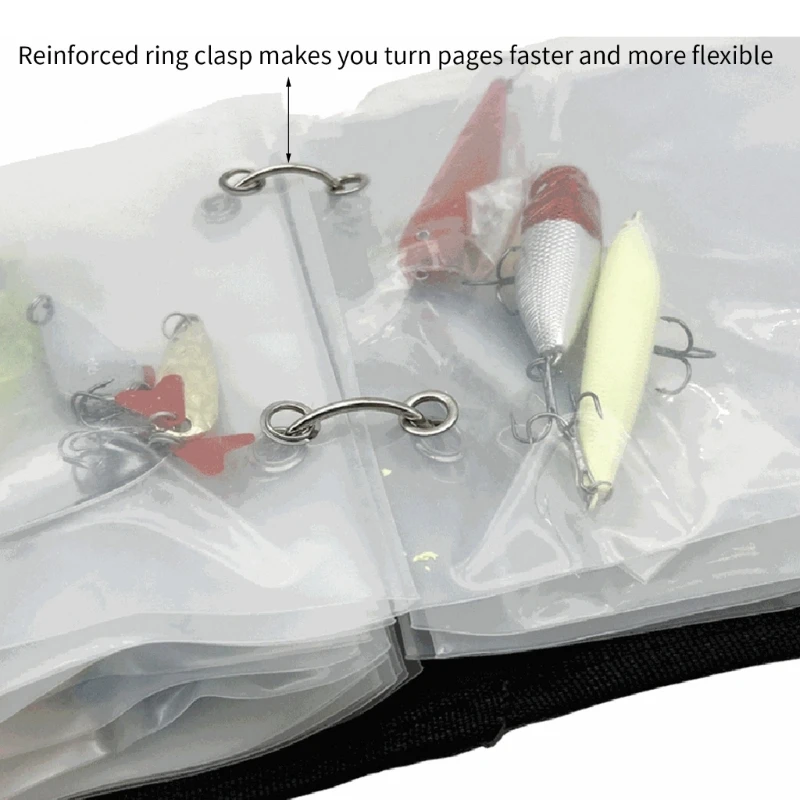 Fishing Line Bag Leader Wallet Organizer-Pre-Tied Carp Catfish-Rigs-Fishing Bag D5QD