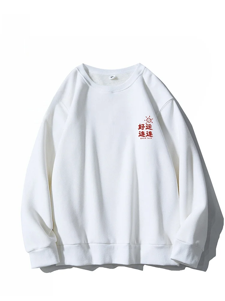 

Мужская толстовка Heavyweight Fce 500г, повседневная, с длинным рукавом, модная, из смесового хлопка и полиэстера, зимняя верхняя одежда