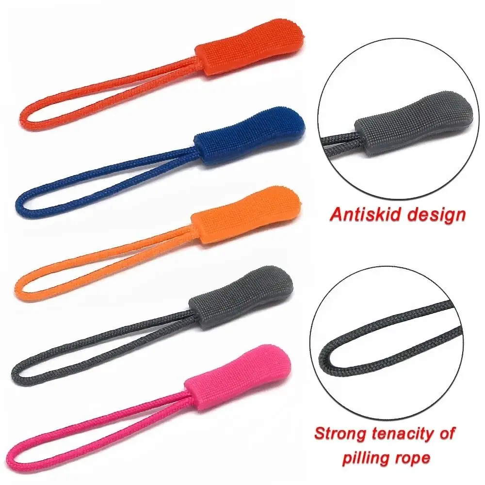 10 Stuks Kleurrijke 10 Stuks Rugzak Koffer Kleding Zip Fixer Reistas Rits Touwen Rits Pull Cord Fixer Zip Cord Rits Puller