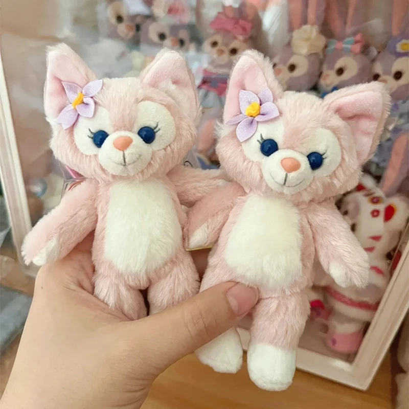 LLavero de peluche de Disney Linabell, colgante de bolsa de muñecas lindas Kawaii, colgante decorativo, juguetes de peluche de dibujos animados, regalos de cumpleaños para niños