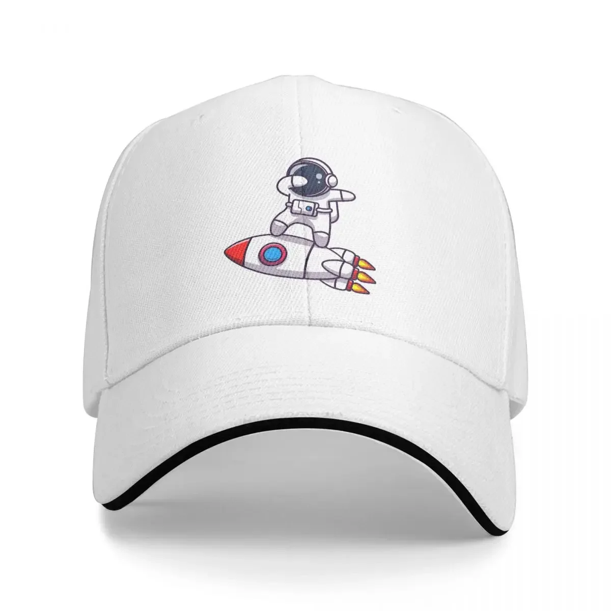 

Astronaut Riding A Rocket Bucket Hat Cap Fashion Casual Baseball Caps Adjustable Hat Hip Hop Summer Unisex Baseball Hats