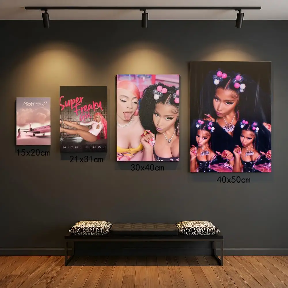 Rapper N-nicki Minaj Pink Friday 2 Poster Premium HD Self-Ad