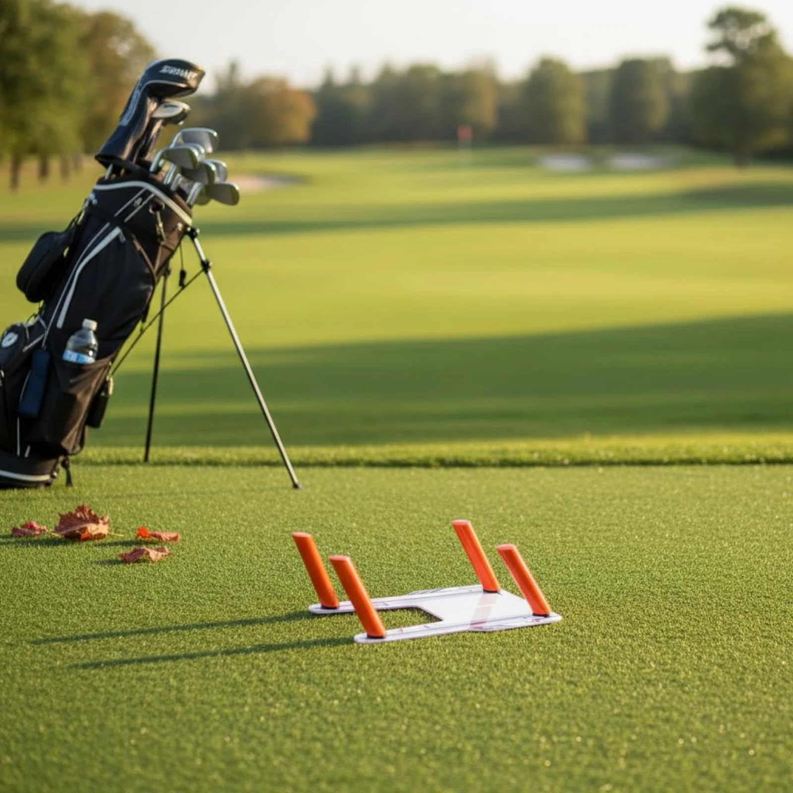 

Adjustable Golf Swing Coach Beginner Friendly Golf Swing Practice Coach Sports Training Gear Portable Easy Setup for Golfers