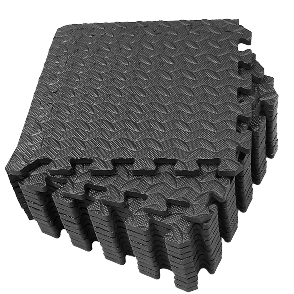 

Carpet Exercise Mats for Floor Pads Gym Pool Ground Patchwork Rug Leaf Grain Splicing