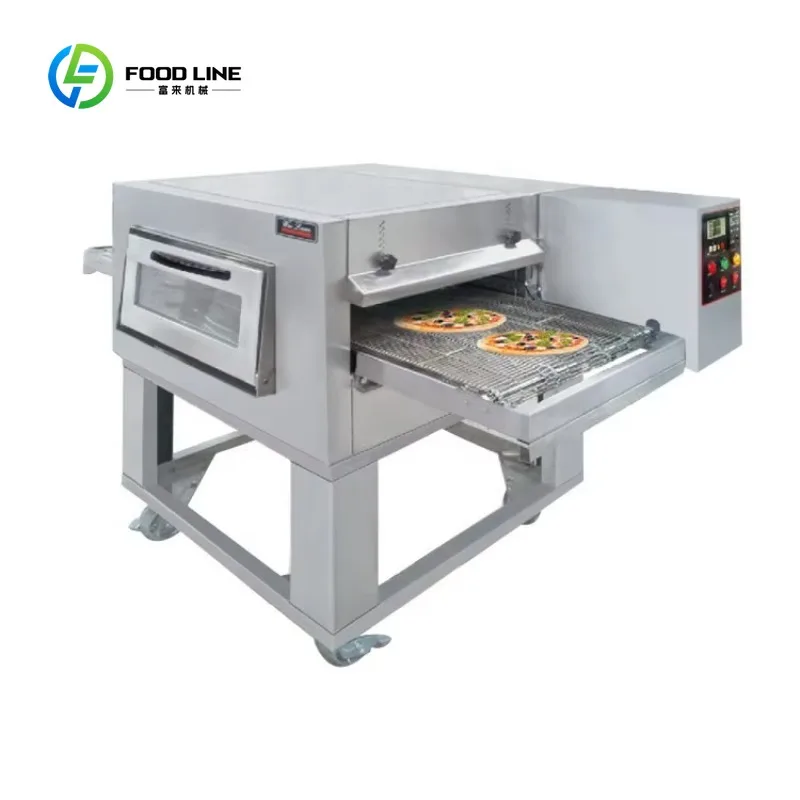 Customized Commercial Conveyor Pizza Oven Stainless Steel Gas/Electric for Pizzeria Restaurant