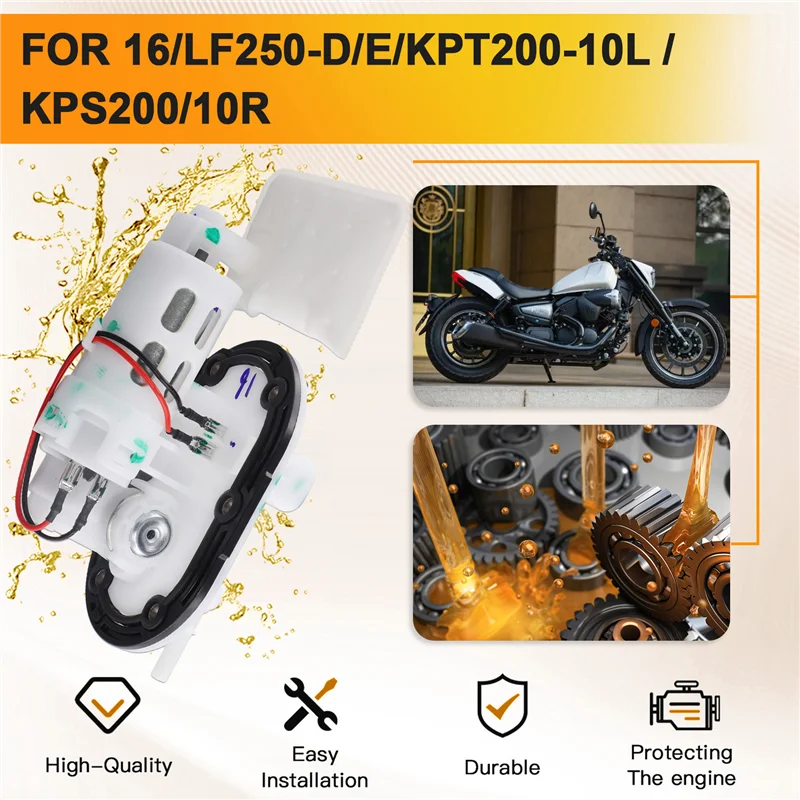 AB16-مضخة الوقود مضخة زيت 200Cc ليفان V16/LF250-D/E/KPT200-10L/KPS200/10R/محرك دراجة نارية رذاذ كهربائي #6