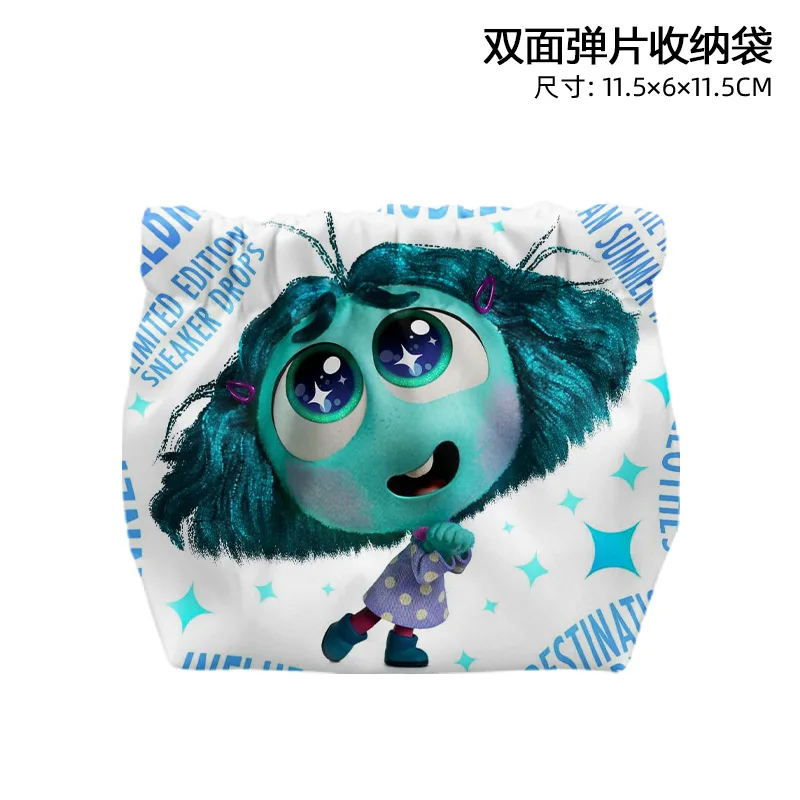 Disney Inside Out 2 Drawstring Storage Bag Cartoon Tote Bags Christmas Party Gift Package Home Kitchen Organize Sacks for Kids