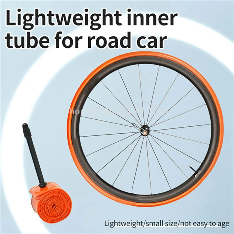 

Ultralight Bike Inner Tube TPU Material 700*23-28c Super Light Weight 28g French Valve Road Bike