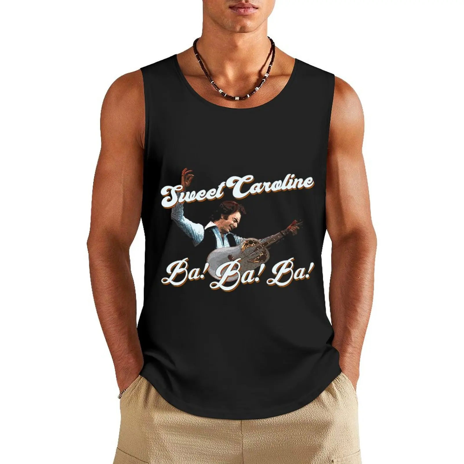 Sweet Caroline Tank Top t-shirt Men's bodybuilding t shirt