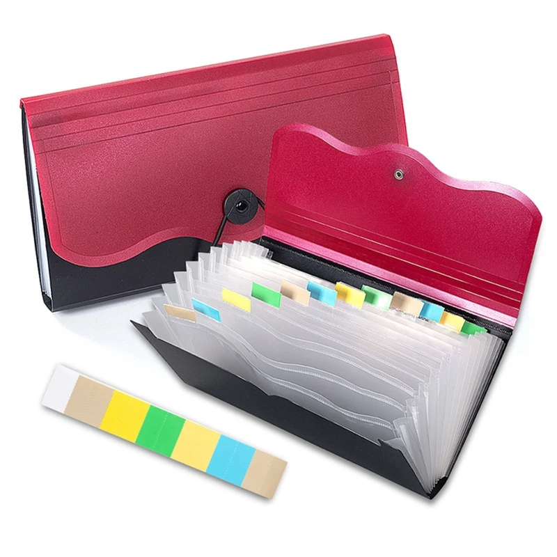 Große Kapazität wasserdicht erweiterbare Quittung Ordner Akkordeon Datei Ordner Dokument Organizer Fall