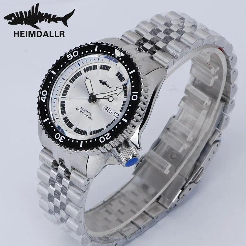 HEIMDALLR Diver Watch SKX007 Sapphire Crystal 200M Waterproof NH36 Automatic Movement Mens Automatic Machinery Watches Original