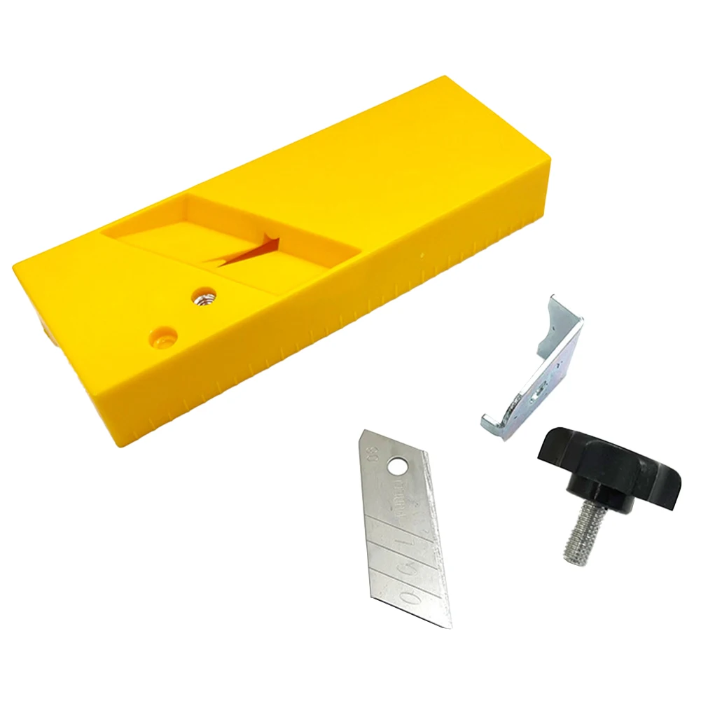 Nuovo pratico rifinitore angolare per pialla in legno portatile ABS Engineering Plastic Double Slot e Single Slot SK5 Blade