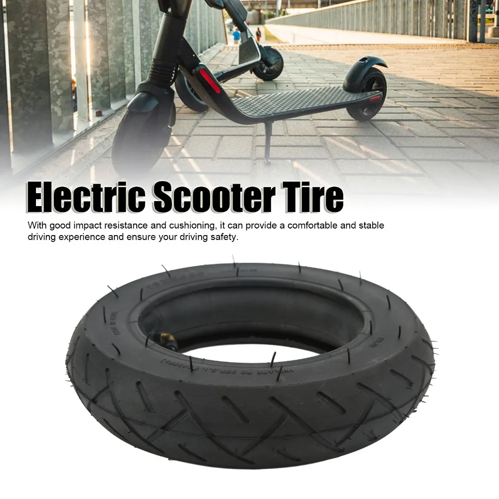 Neumático 10x2.125 con cámara de aire negra para patinete eléctrico