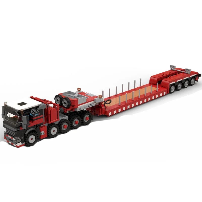 1175 قطعة MOC شبه جرار 0 4 قابلة للتمديد اليورو نموذج اللبنات العمارة لتقوم بها بنفسك فكرة هدايا عيد الميلاد ألعاب تعليمية الطوب