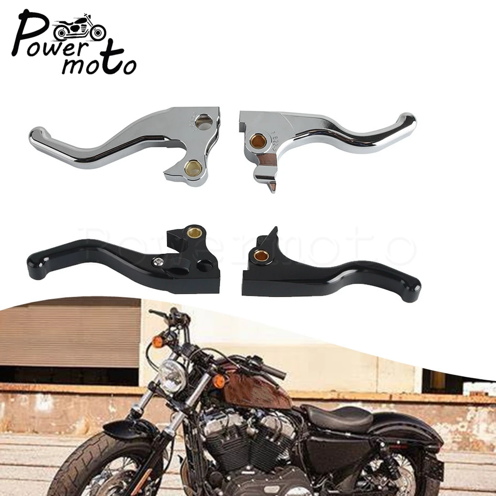 Motorcycle Handle Lever 2 Finger Brake Clutch Levers For Harley Sporster 883 1200 Custom Forty-Eight Iron XL883 XL1200 2014-2022