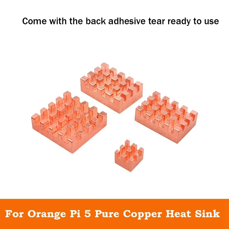 For Orange Pi 5 Motherboard Development Board Cooling Radiator Comes With Adhesive