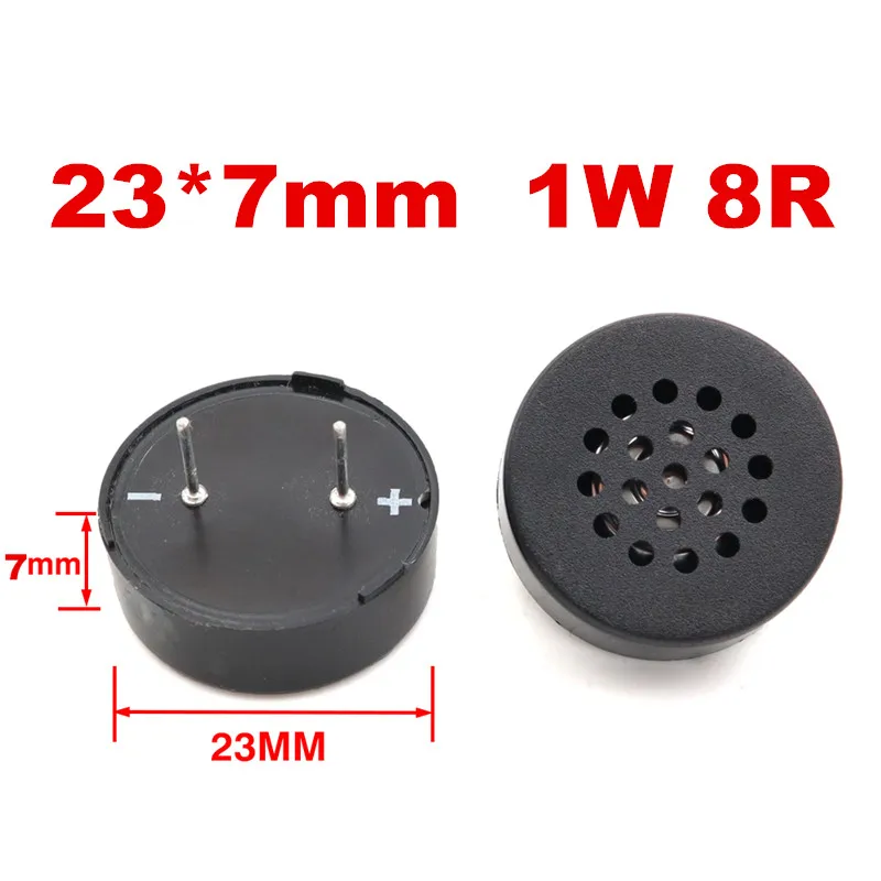 2PCS New PCB Mount Mini Speaker 1W 8R 3013 2307 8 Ohms 1 Watt 8R 30*13MM 23*7MM Speaker DIP With Cover High Quality