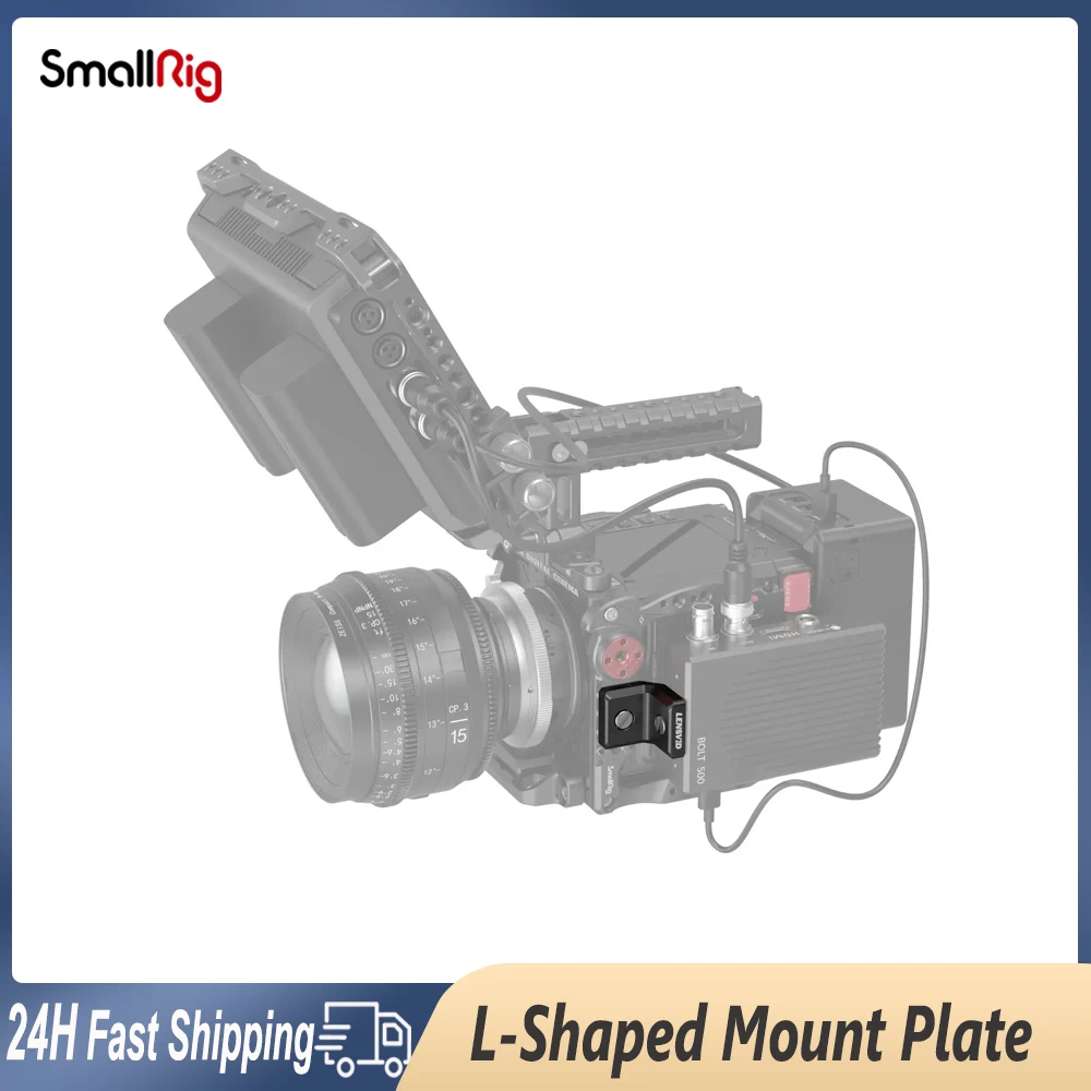 

SmallRig x LensVid mini L-Shaped Mount Plate Kit Quick Release Camera Plate V-mount mounting plates for transmitters monitors