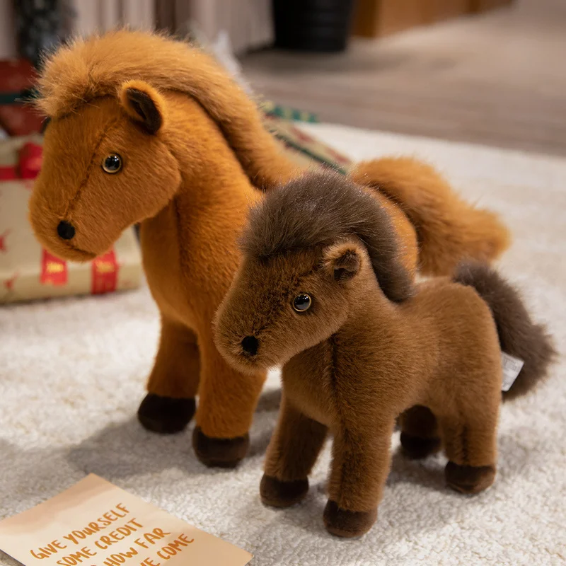 22/30/40 centimetri Del Fumetto Del Cavallo Della Peluche Carino Pony Farcito Giocattolo Cavallo Sveglio Soffici Bambola Morbida Kawaii Room Decor Per Bambini regalo di compleanno di Natale