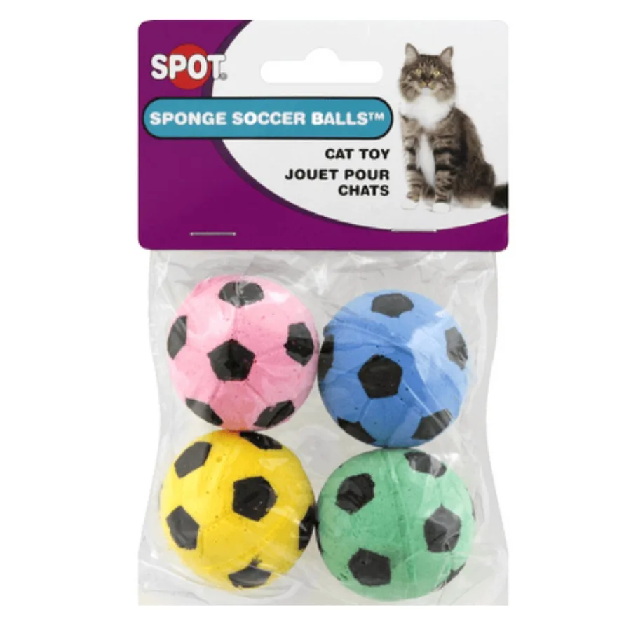 

SPOT Cat Toy Sponge Soccer Balls