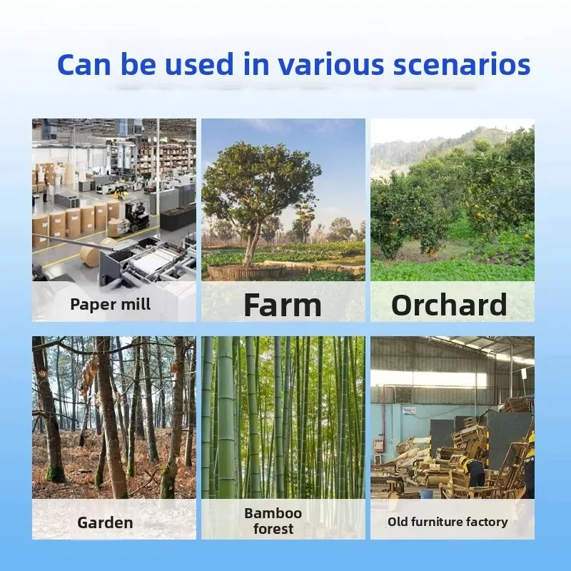 FL Custom Wood Chipper/Shredder Large-Scale Garden Branch Bamboo Grinder Orchard Pruning Tree Limb Hybrid Drive Motor Bearing