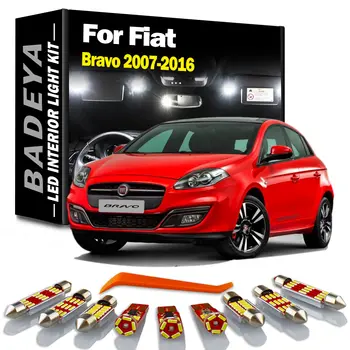 BADEYA 10套裝 Canbus 汽車配件 LED 車內照明燈套件 閱讀燈 行李箱燈泡 適用於Fiat Bravo 2007-2011 2012 2013 2014 2015 2016 8 最佳銷售 菲亞特 Bravo 配件 - №7
