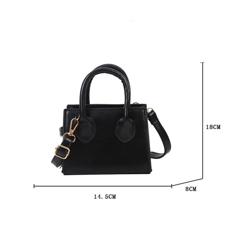 Korean Women\'s Bag Mini One Shoulder Crossbody Bag Versatile Western Style Small Square Bag