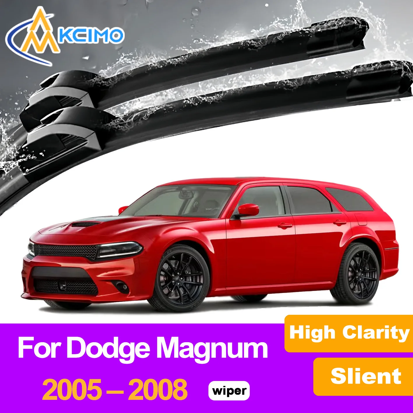 

2Pcs Front Windshield Wiper Blades For Dodge Magnum 2005–2008 Chrysler LX platform Windscreen Window Car Accessories