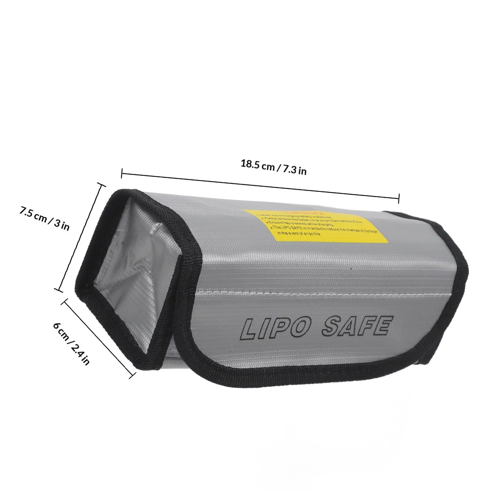 Fireproof Lipo Battery Safety Bag High-Temperature Resistant Battery Storage Fireproof Lipo Pouch Storage Bags