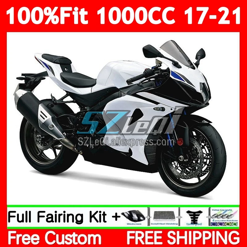 OEM K17 For SUZUKI GSXR-1000 GSXR 1000 C 84No.136 GSXR1000 17 18 19 20 21 GSX R1000 2017 2018 2019 2020 2021 Fairing HOT white