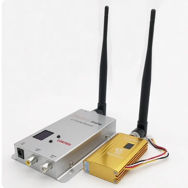 1.2Ghz 800mw FPV Wireless AV Transmitter Receiver for RC Multirotor & Racing Dr-one 5km Range for FPV Racing