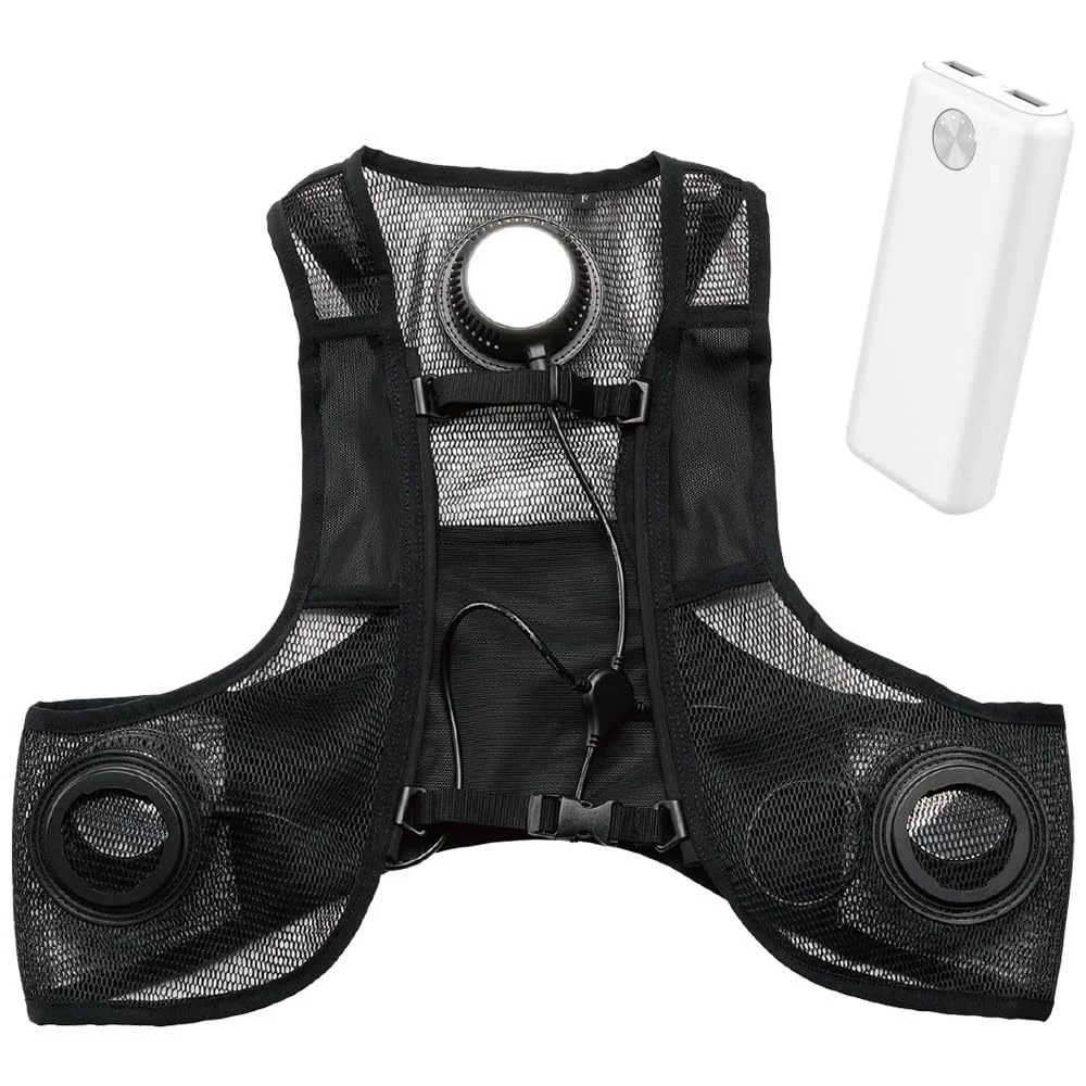 Summer Smart Intelligent Vest Korean Style Super Cooling Peltier One Three Refrigeration Stand Air Thin Nylon Front