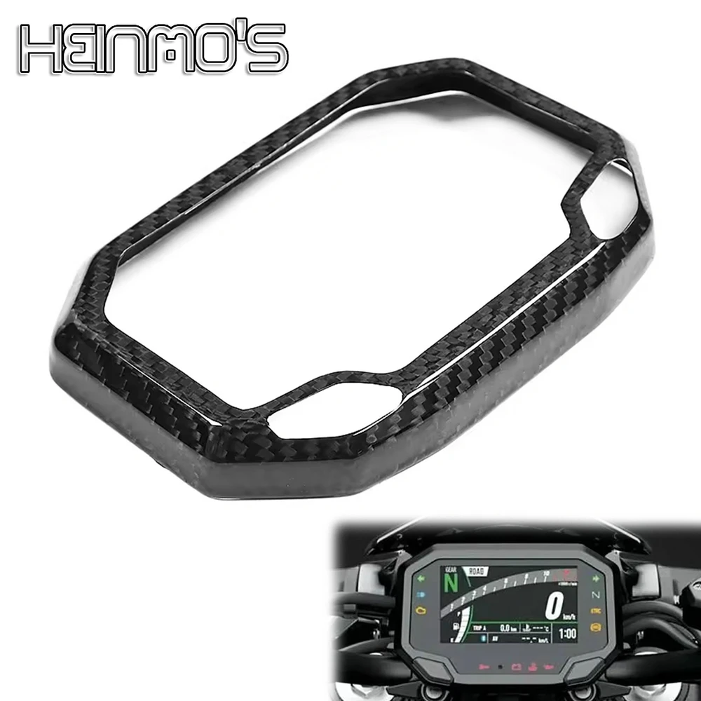 

Compatible with Kawasaki ZX6R ZX-6R 636 2024 2025 Carbon Fiber Motorcycle Speedometer Cover Tachometer Gauges Instrument Guard