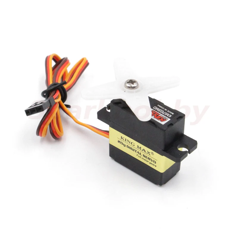 KINGMAX KM1703MD Digital Metal Gears Mini Servo 17g 5.6kg.cm 5-6v Suitable for RC Small Fixed Wings Car Ship Model and Robot etc