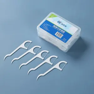 Dental Floss Pick -Stick für Mundhygieneversorgung, Zahnreinigung, interdentaler Pinsel, Auswahl des ultrafünnen Drahtes, 1 Beutel, 50 Stcs, 100pcs 8 Hauptverkaufskupplung machen 250 - №4