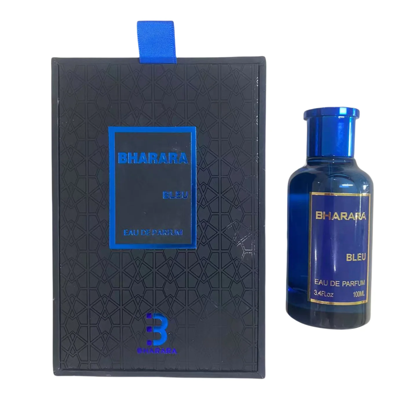 عطر Bharara Double Bleu Eau De للرجال 3.4 أونصة / 100 مل، هذه العطور يجمع بين الروائح الزهرية المختلفة، والعطر الذي يدوم طويلاً. #6