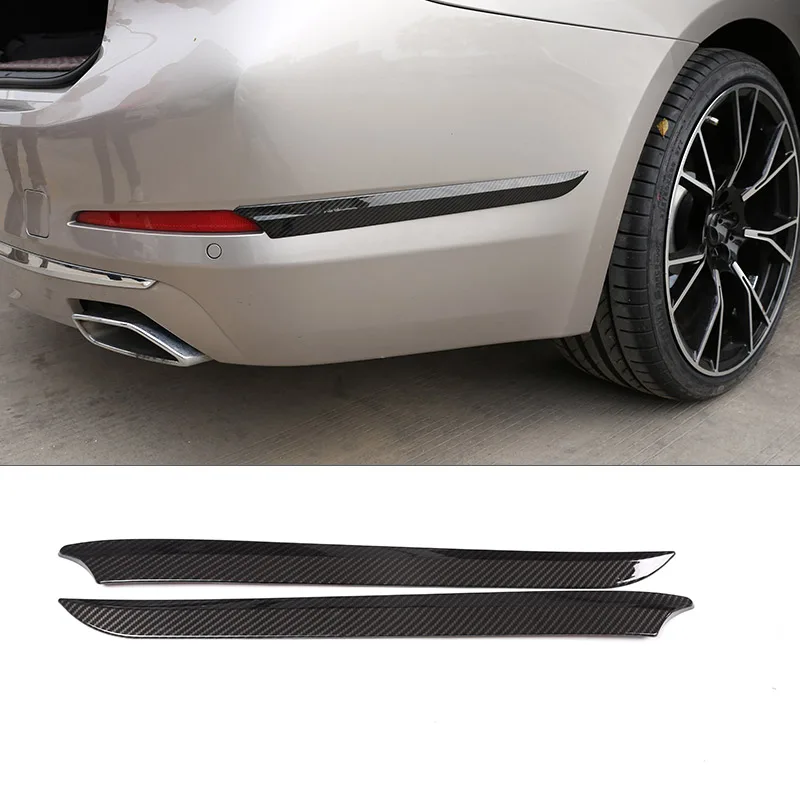 For BMW 5 Series G30 G38 2018-2022 ABS Plastic Gloss black Chrome Side Rear Decoration Strips Trims Car Accessories