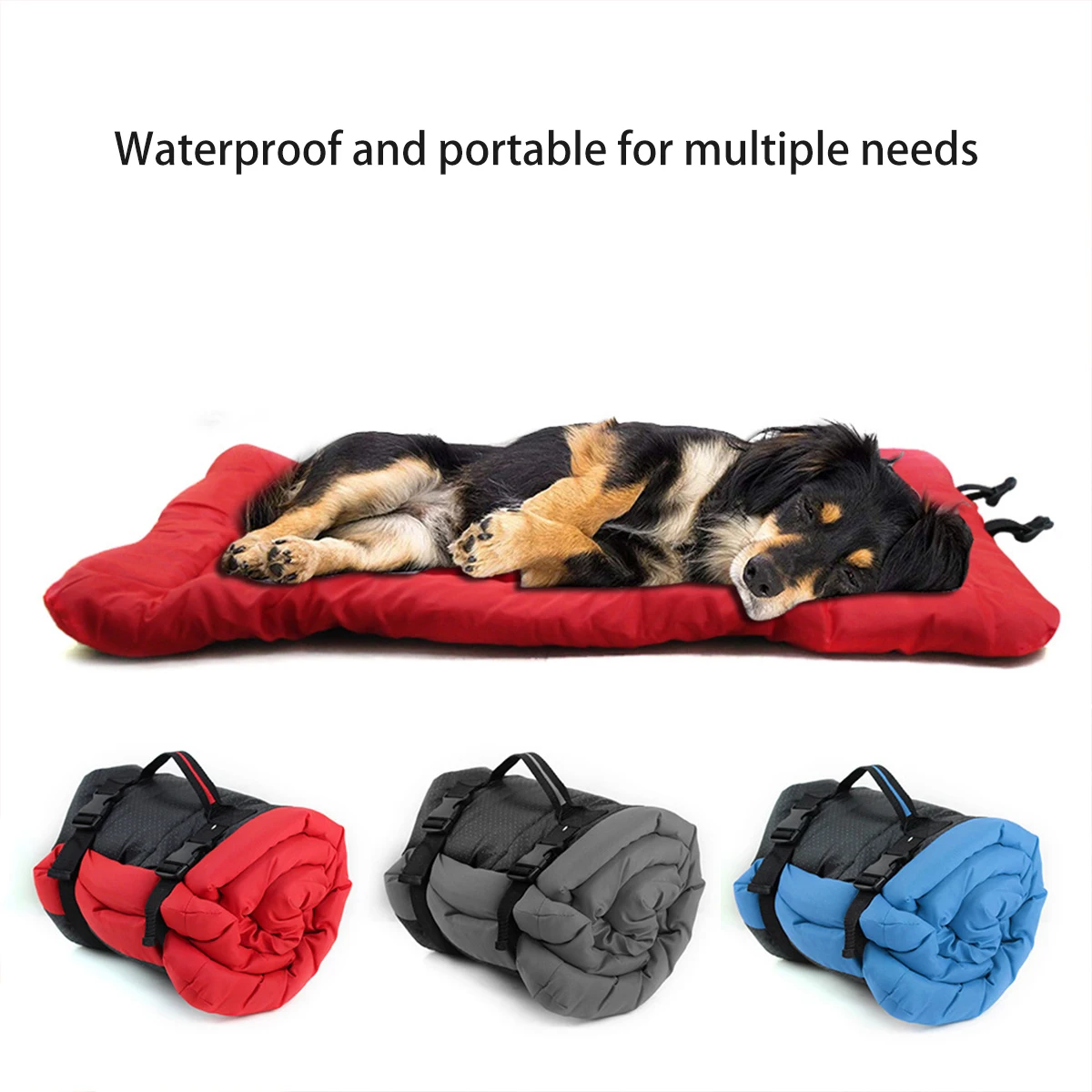 Waterproof And Foldable Dog Bed Easy To Clean Durable Oxford Cloth Dog Mat Suitable For Sofas Crates Outdoor Use Pets Supplies