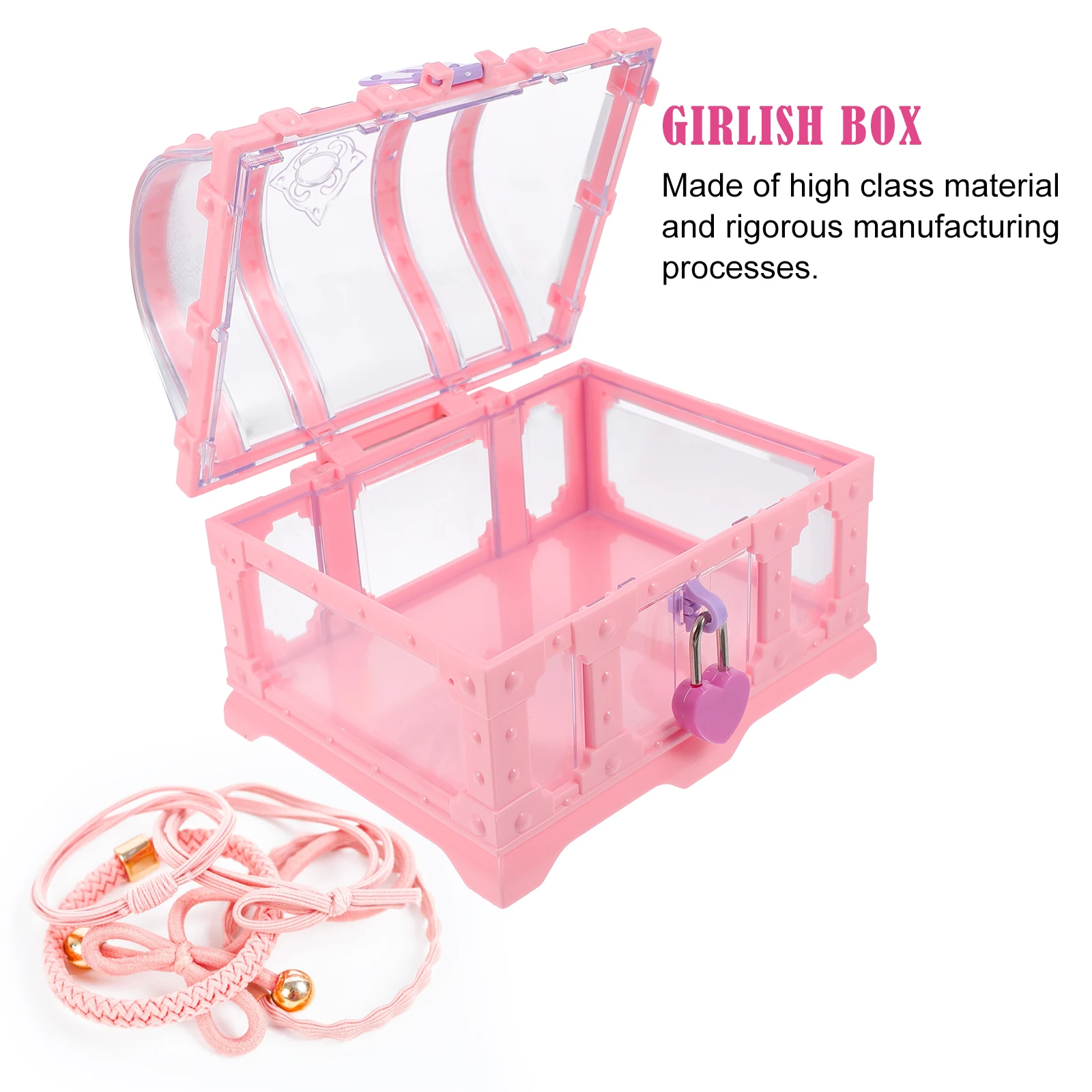 

's Diamond Crystal Storage Box Jewelry Boxes Case for Little